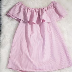 A pink dress